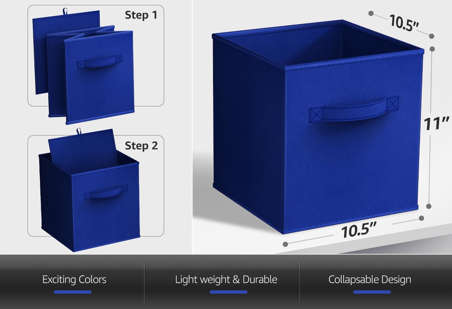 Fabric Storage Cubes