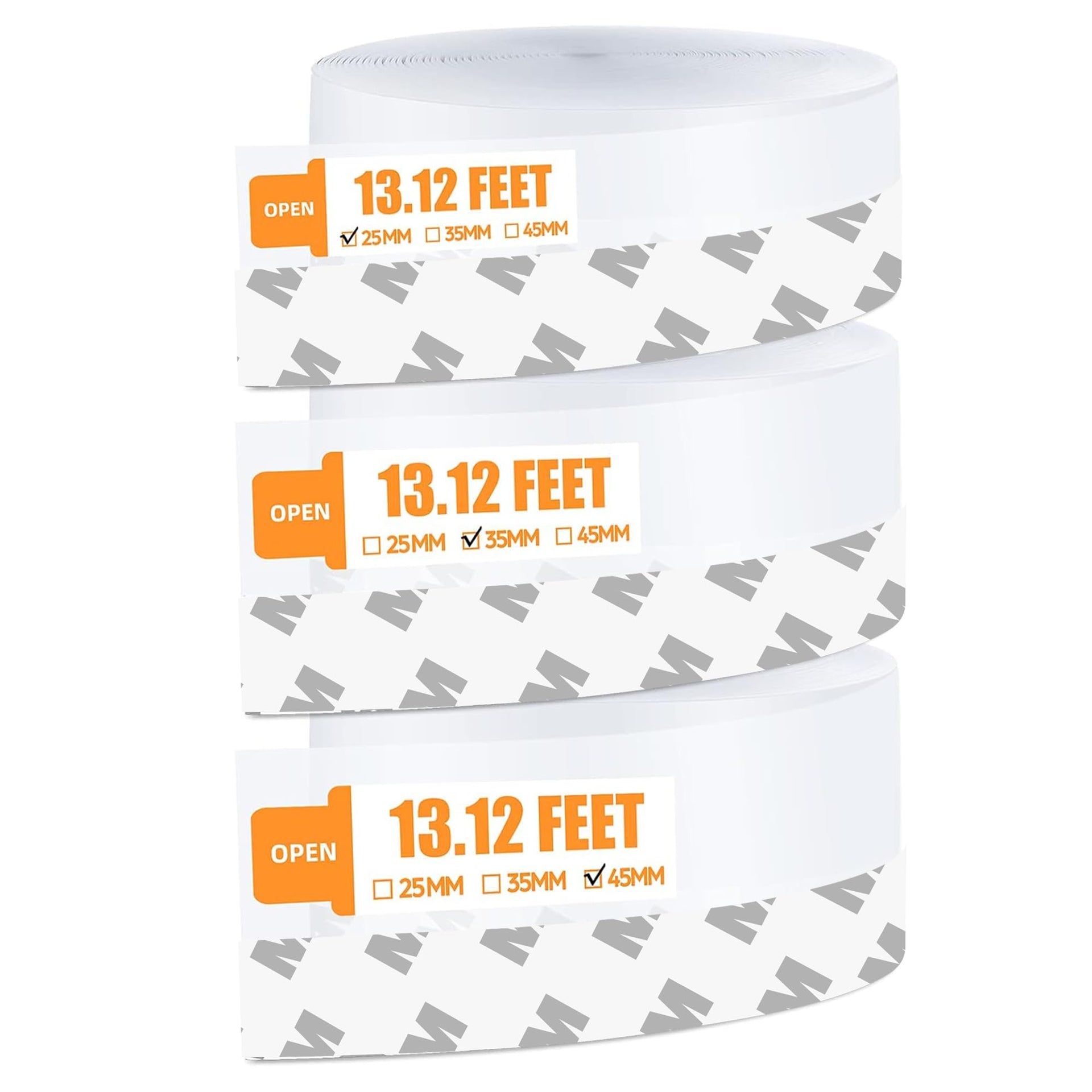 39.37 Ft Weather Stripping Door Seal Strip Tape (39.37 Foot)