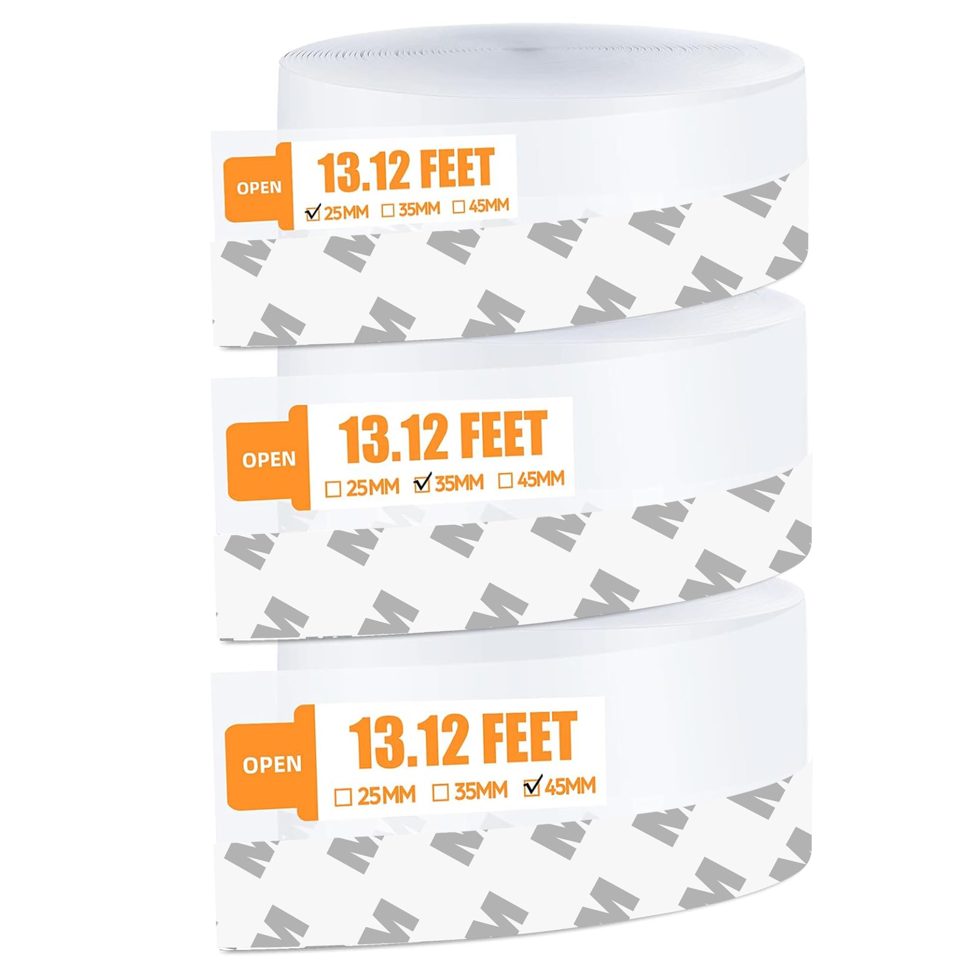 39.37 Ft Weather Stripping Door Seal Strip Tape (39.37 Foot)
