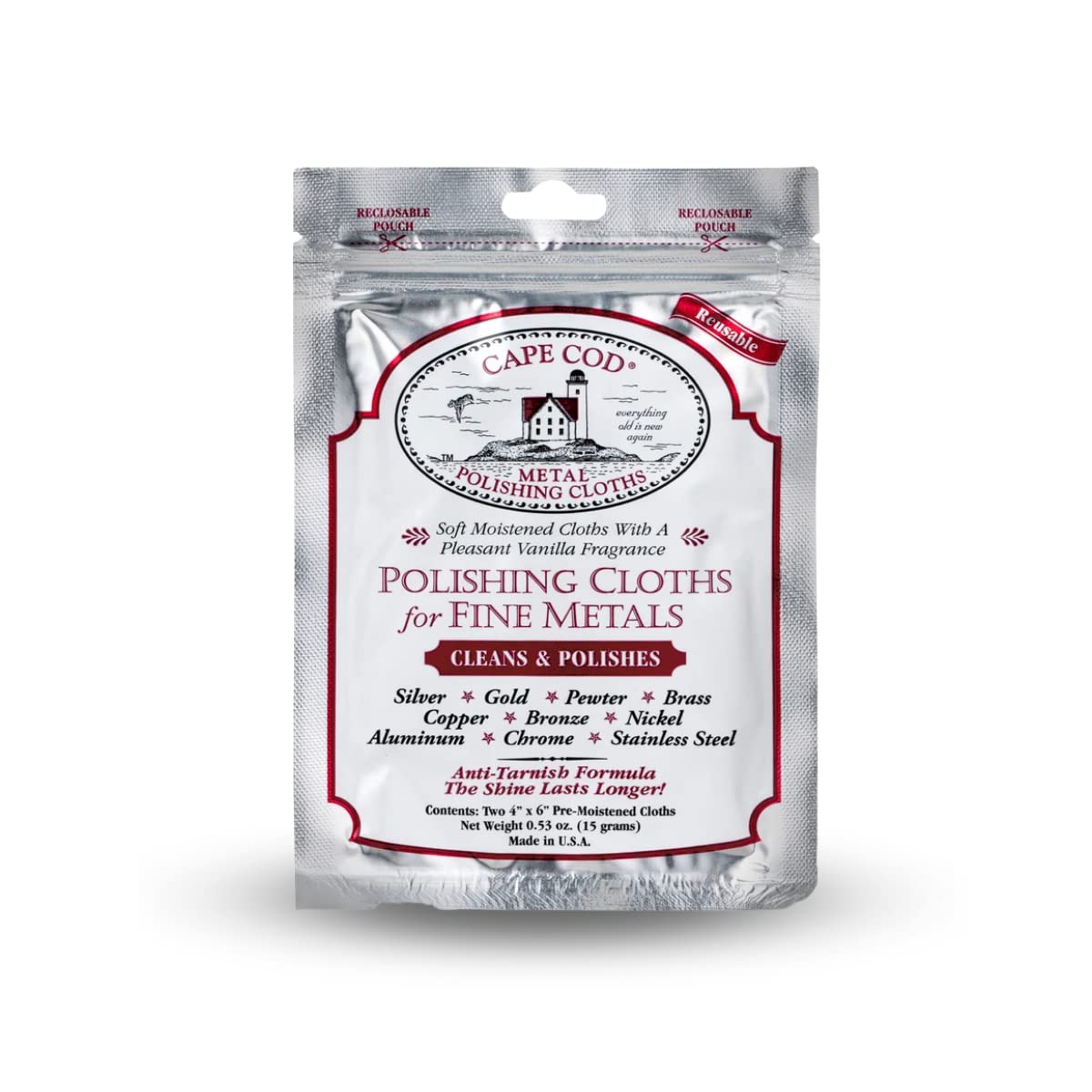 Polishing Cloths for Fine Metals (2 Count)