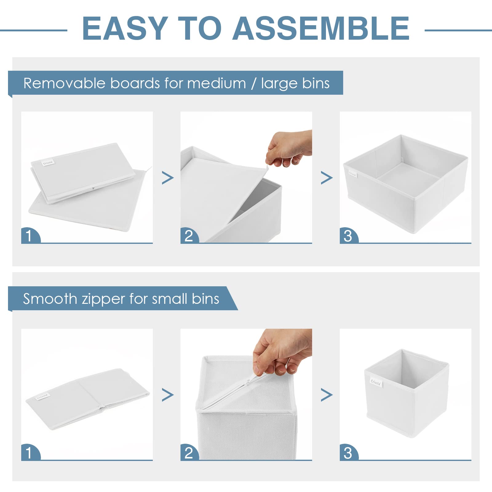 Drawer Organizer Clothes (8 Count)