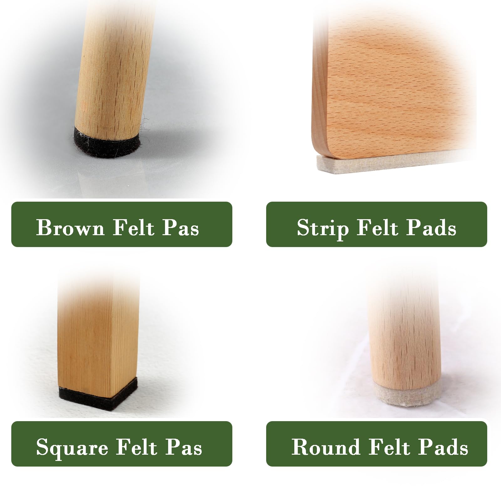 Felt Furniture Pads (201 Count)