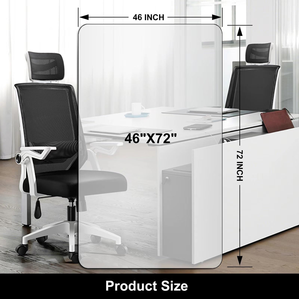 Office Chair Mat for Hardwood Floor