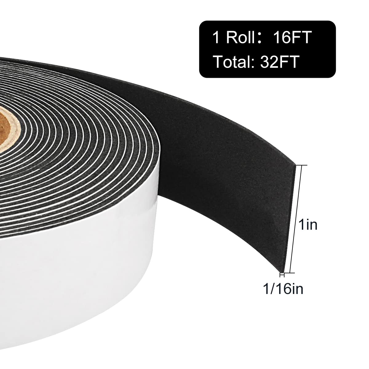 2 Rolls Weather Stripping Door Seal