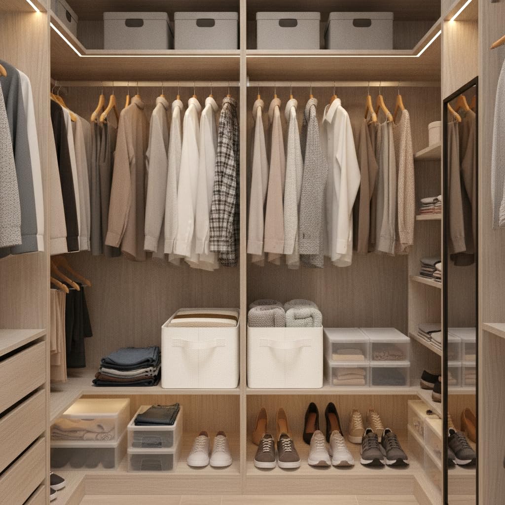 Storage Bins for Closet (2 Count)