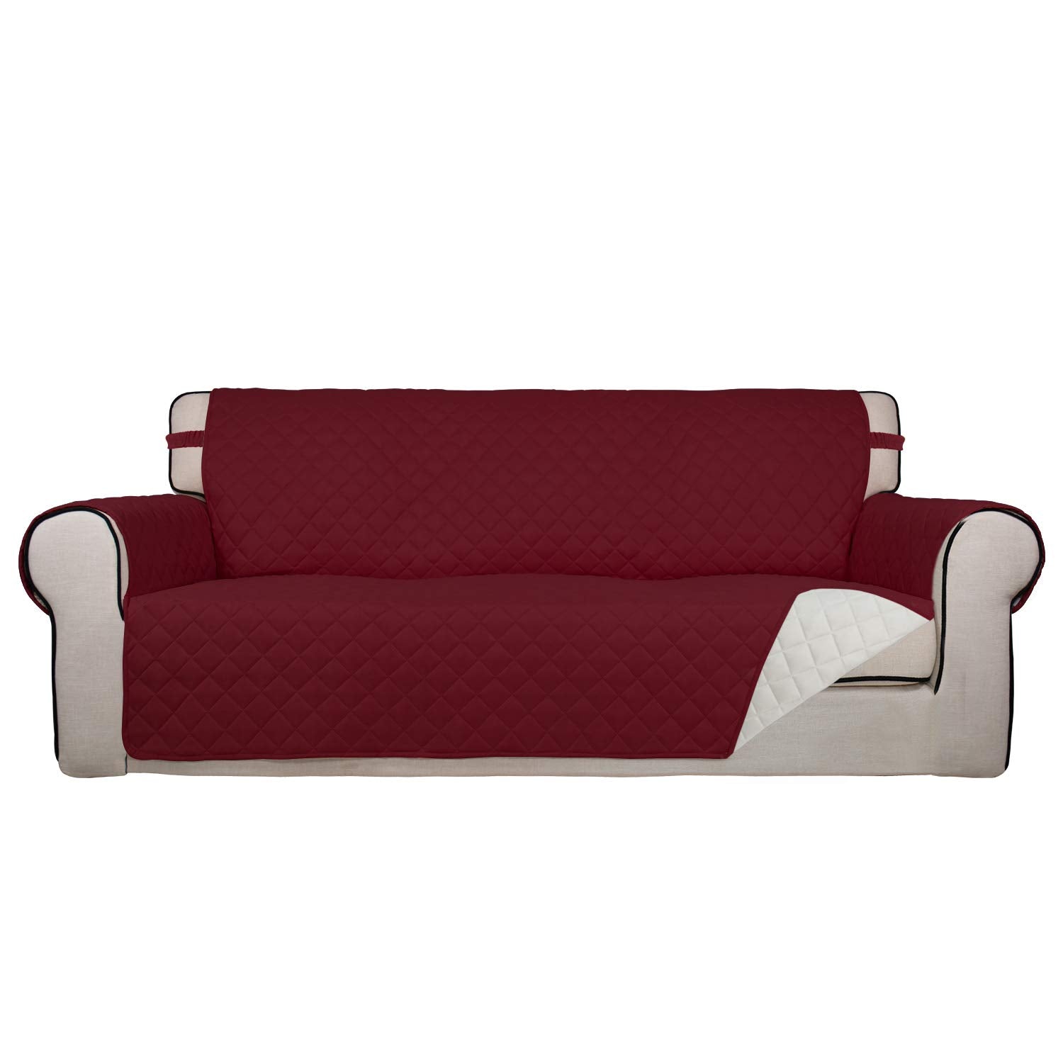 Reversible Quilted Couch Covers for Dogs Oversized Sofa Cover 78”