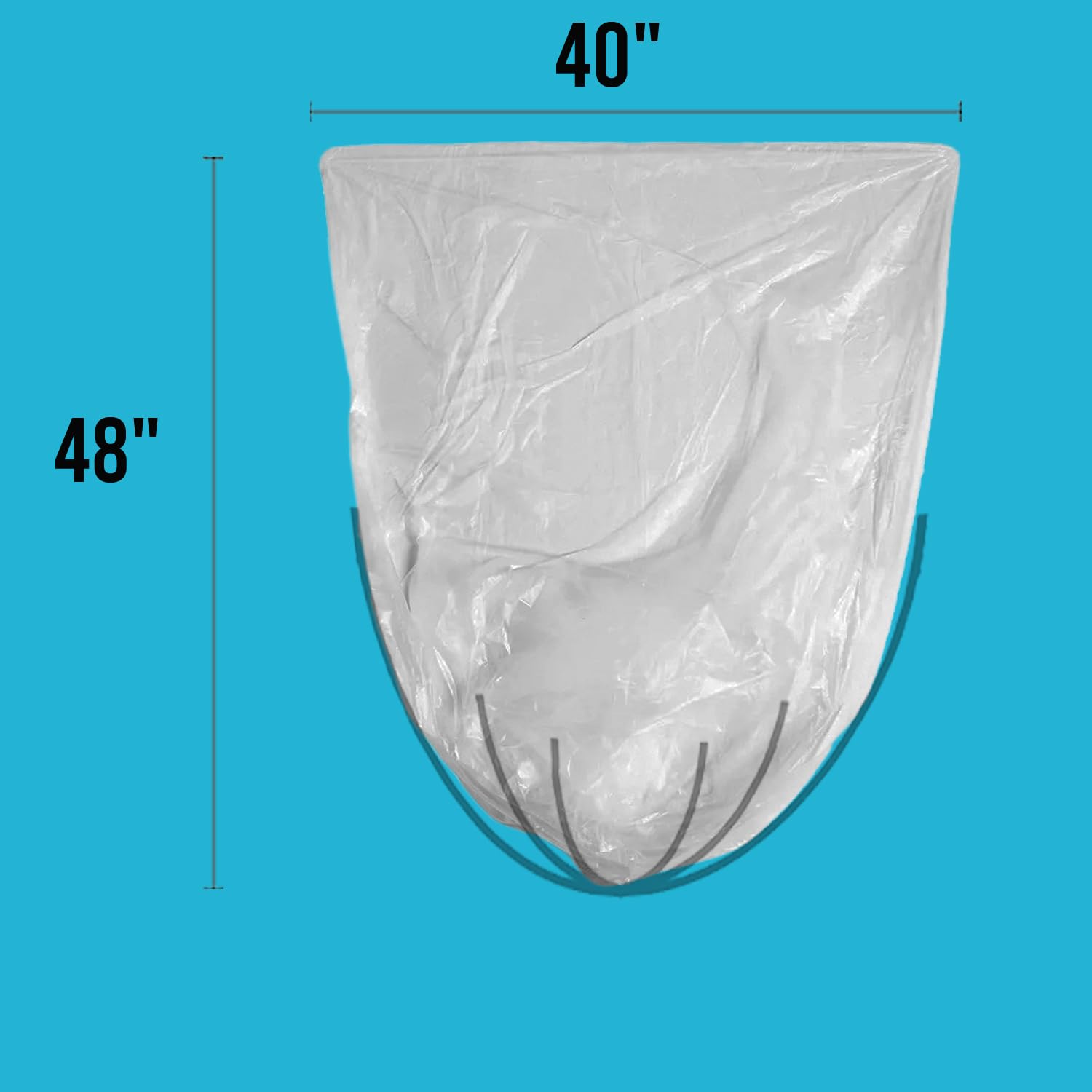 40 45 Gallon Lawn & Leaf Trash Bags (125 Count)