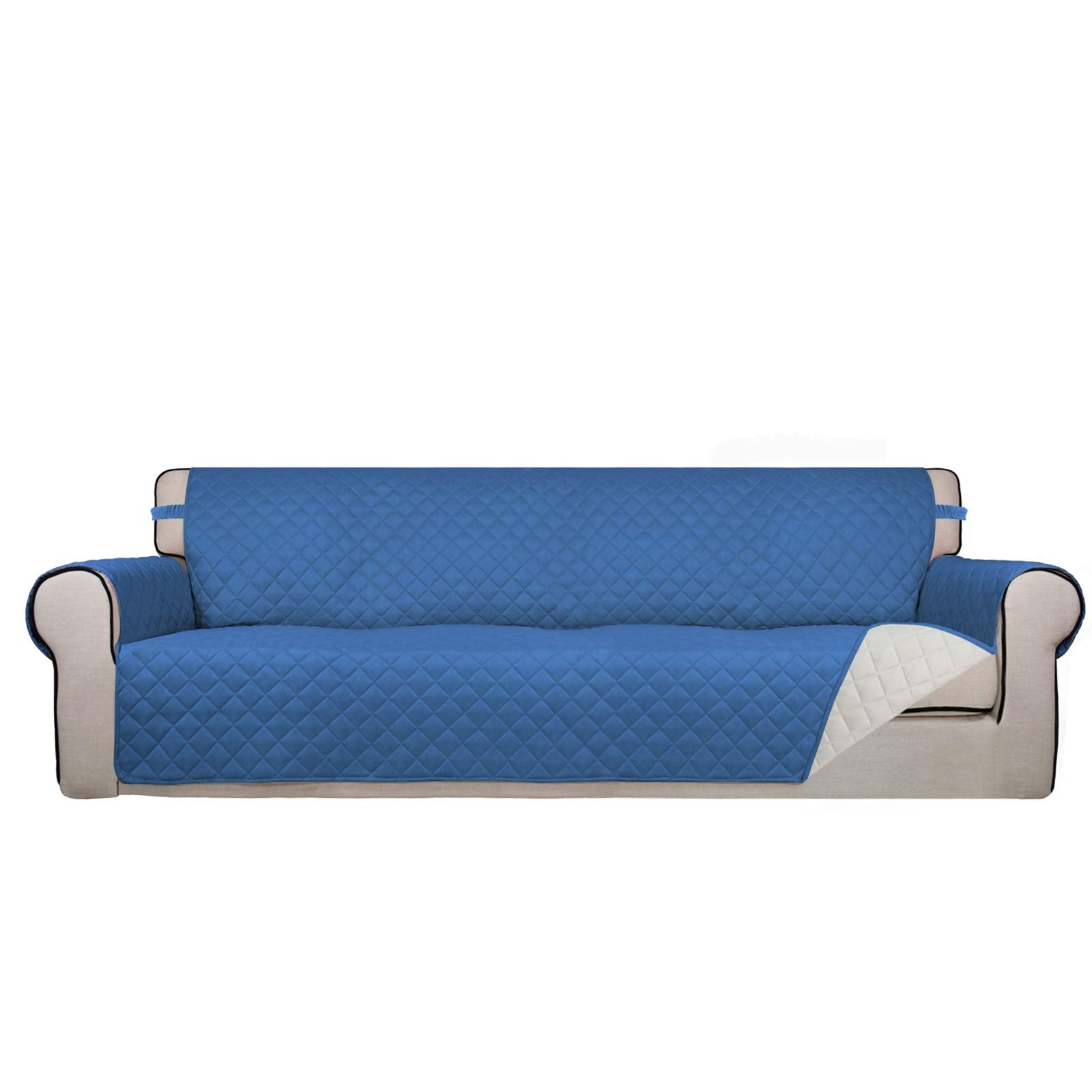 Reversible Quilted Couch Covers for Dogs Sofa Cover 4 Seater 88"