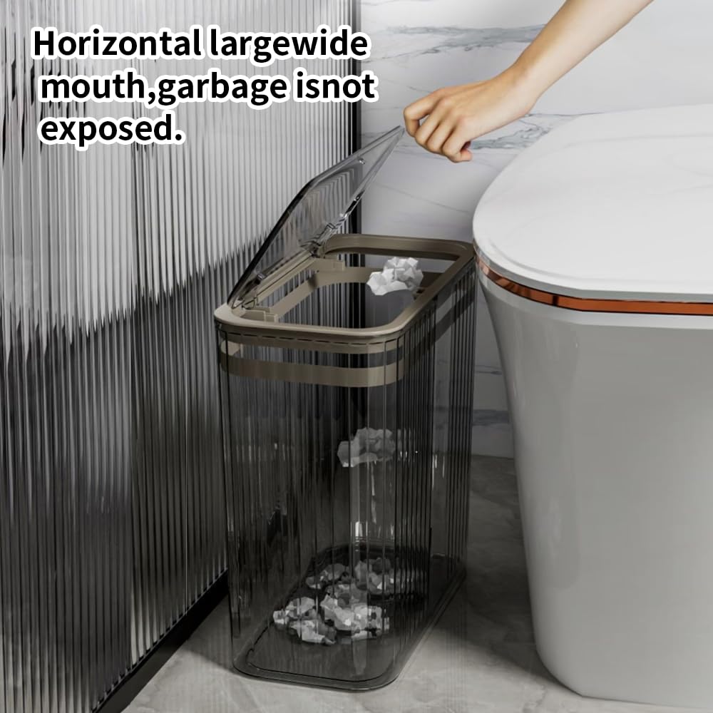Transparent Trash Can