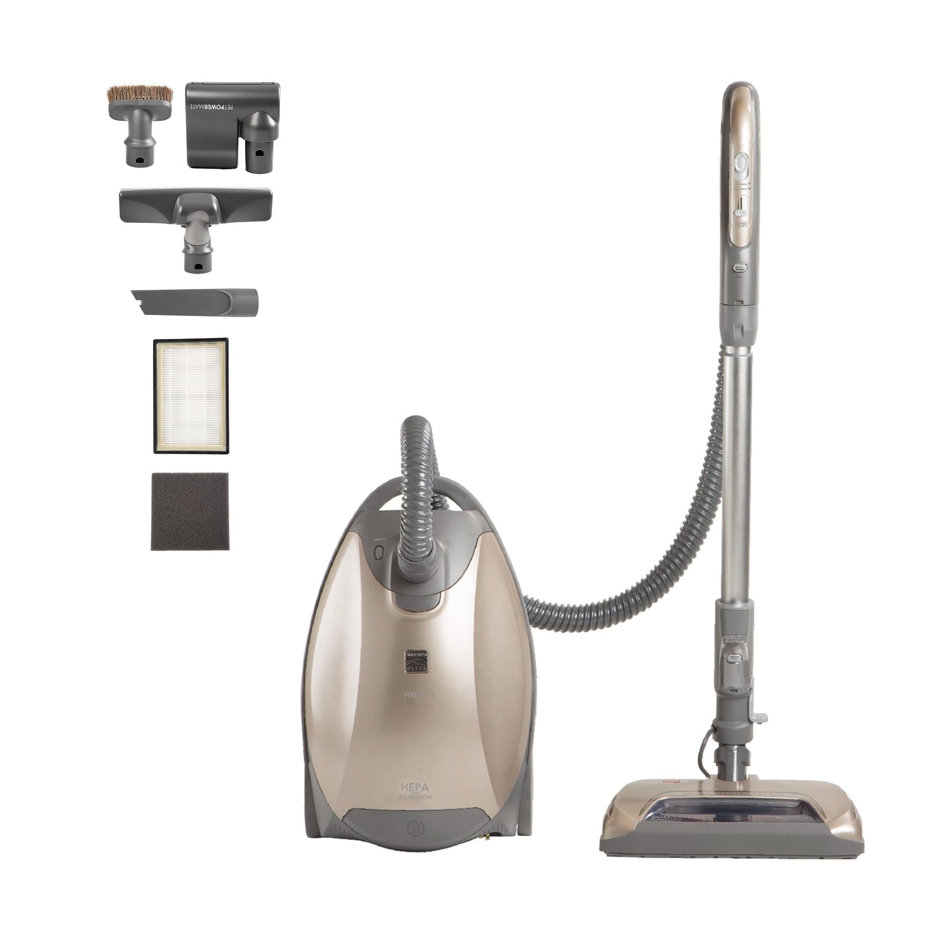 Elite Ultra Plush 700 Series Bagged Canister Vacuum