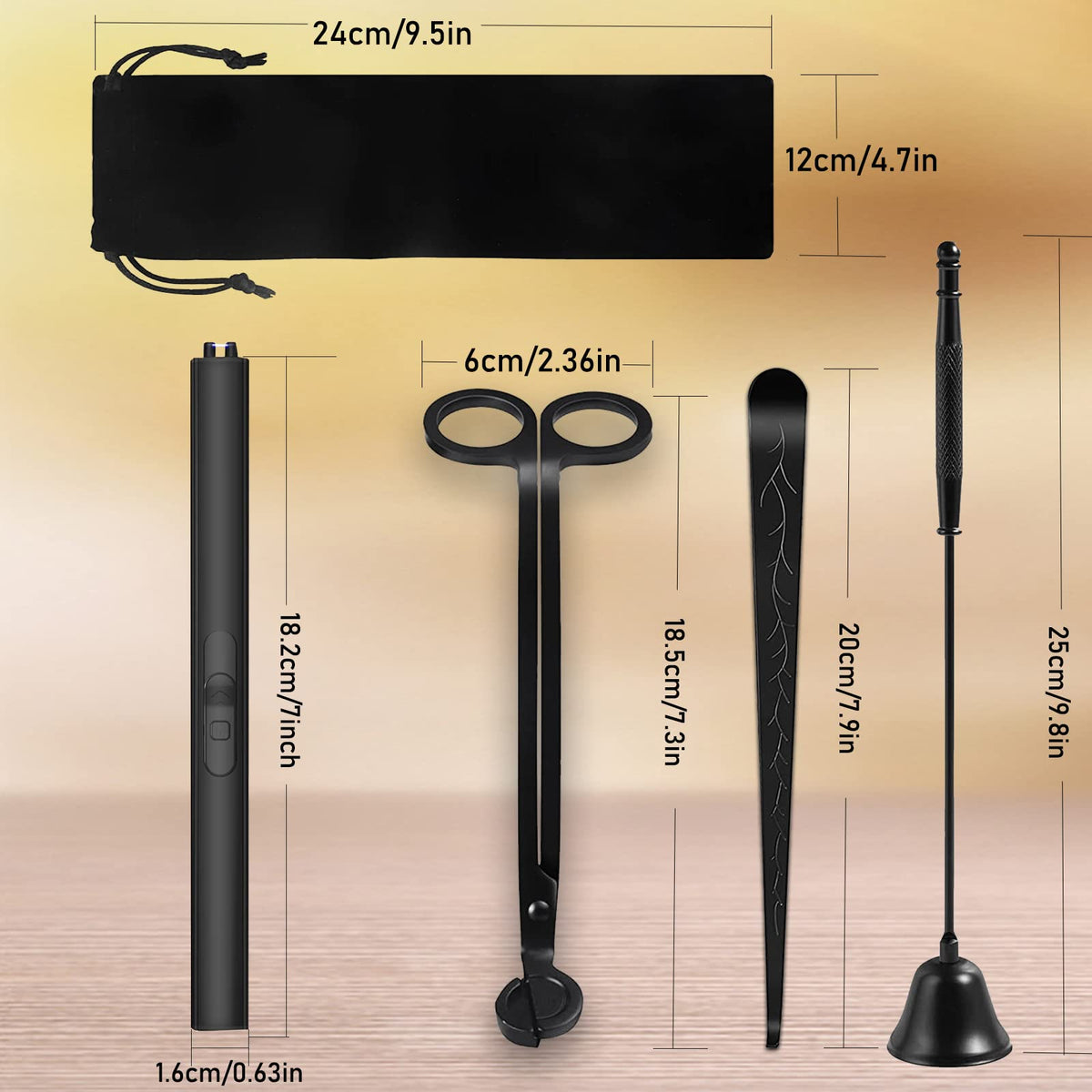 4IN1 Candle Accessory Set