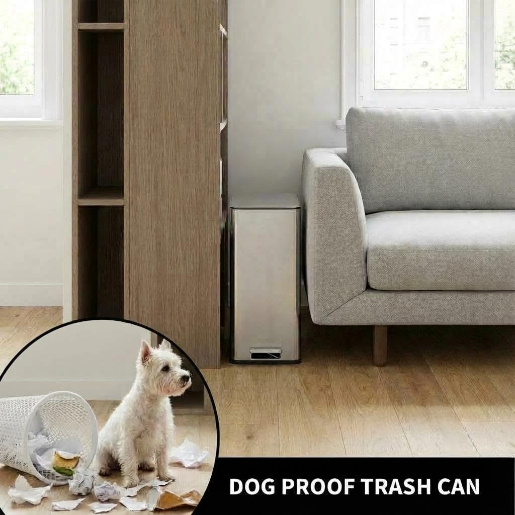 15 L Kitchen Step Trash Can