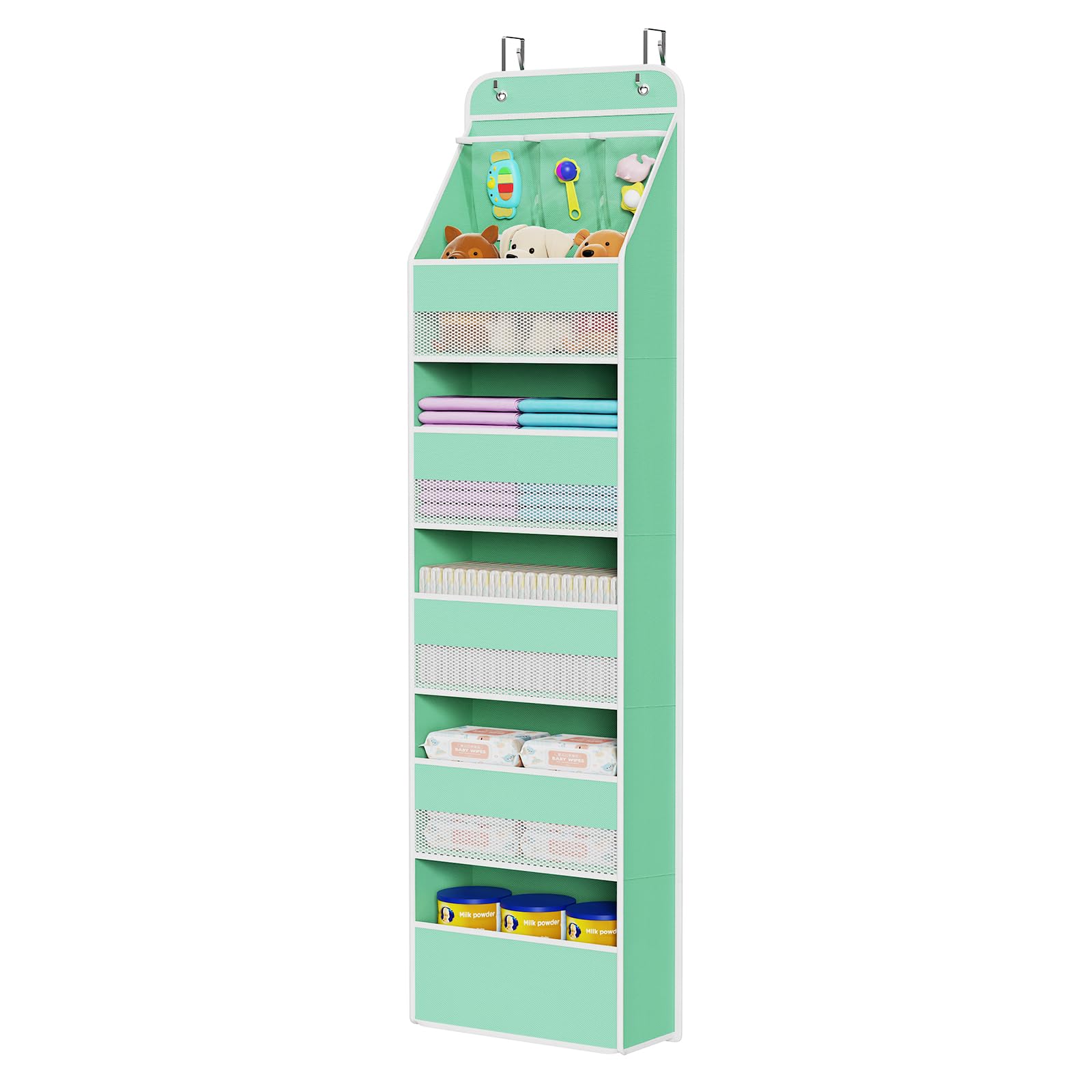 Fabric Over Door Hanging Organizer for Baby Nursery