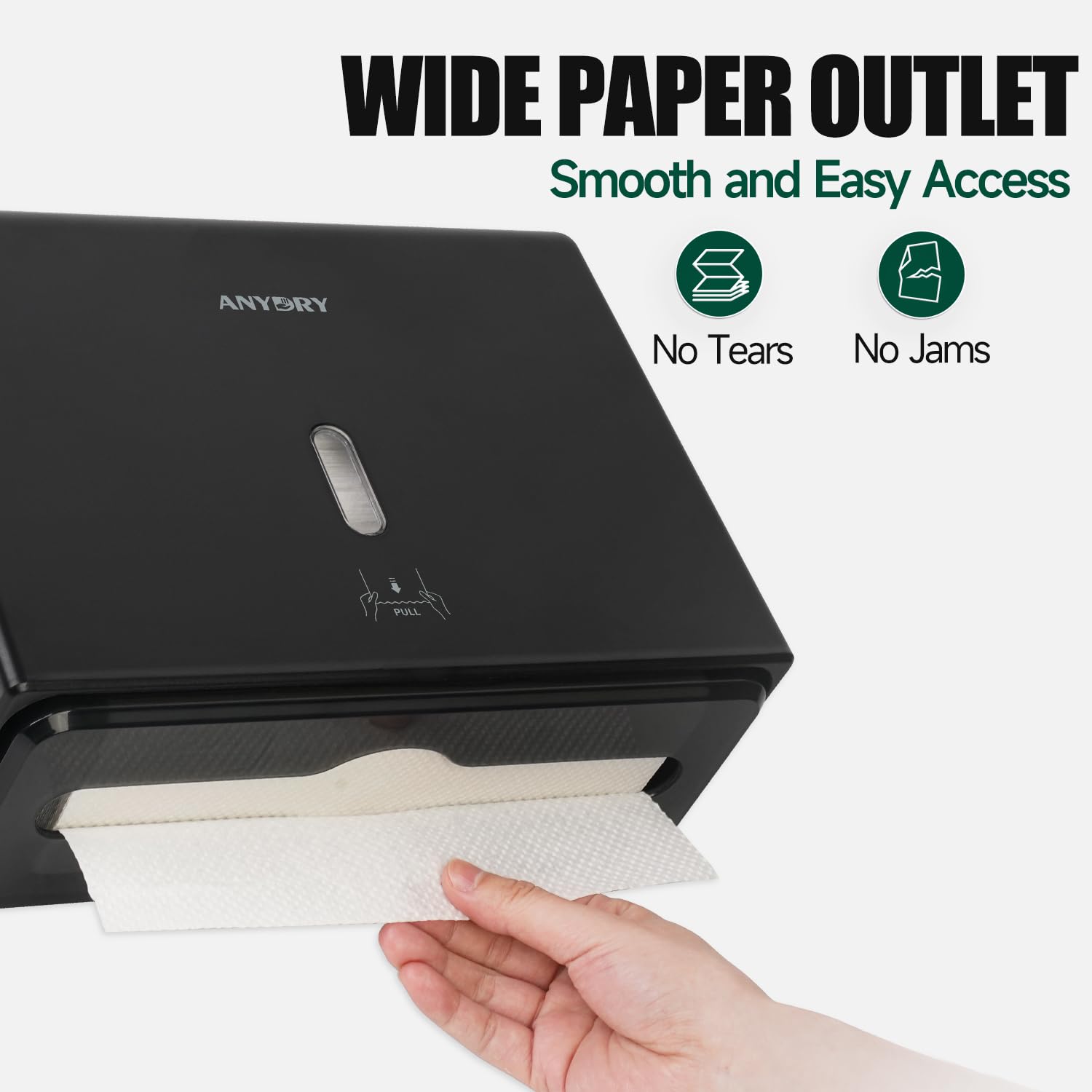 200 Sheet Paper Towel Dispenser Wall Mount (200 Count)