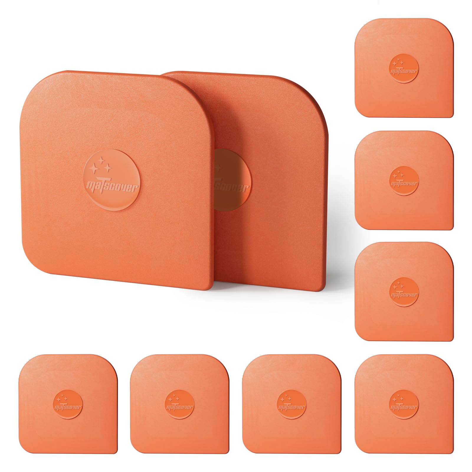 Pan Scraper 10 Pcs Pot & Dish Scraper Plastic (10 Count)