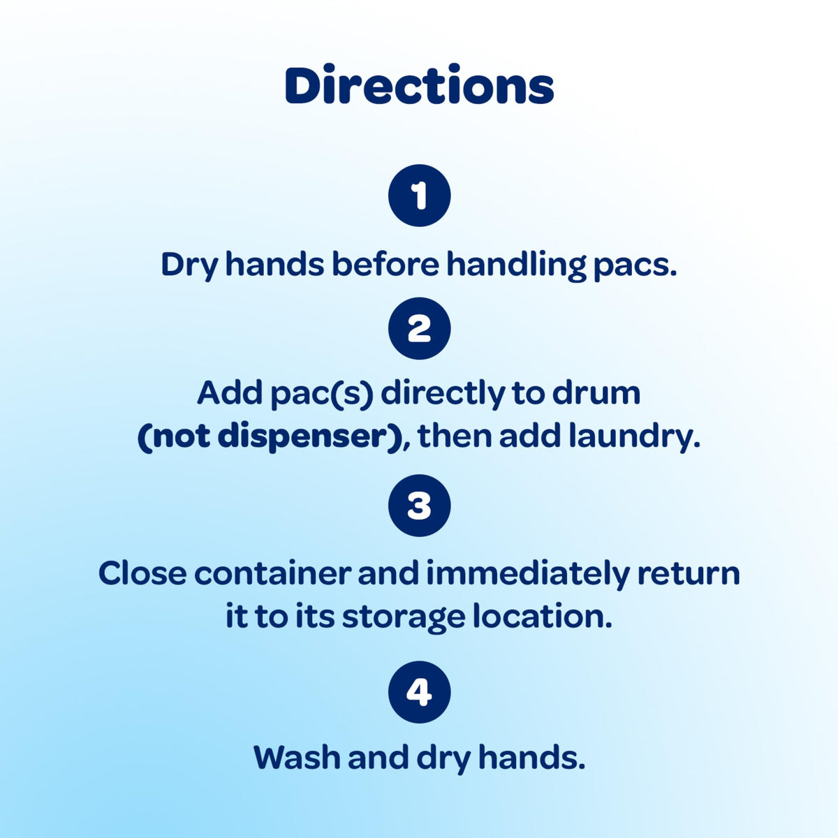 free clear Laundry Detergent Pacs for Sensitive Skin (132 Count) - ModHome Supplies