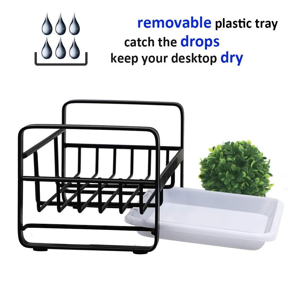 Sponge Holder with Drain Pan