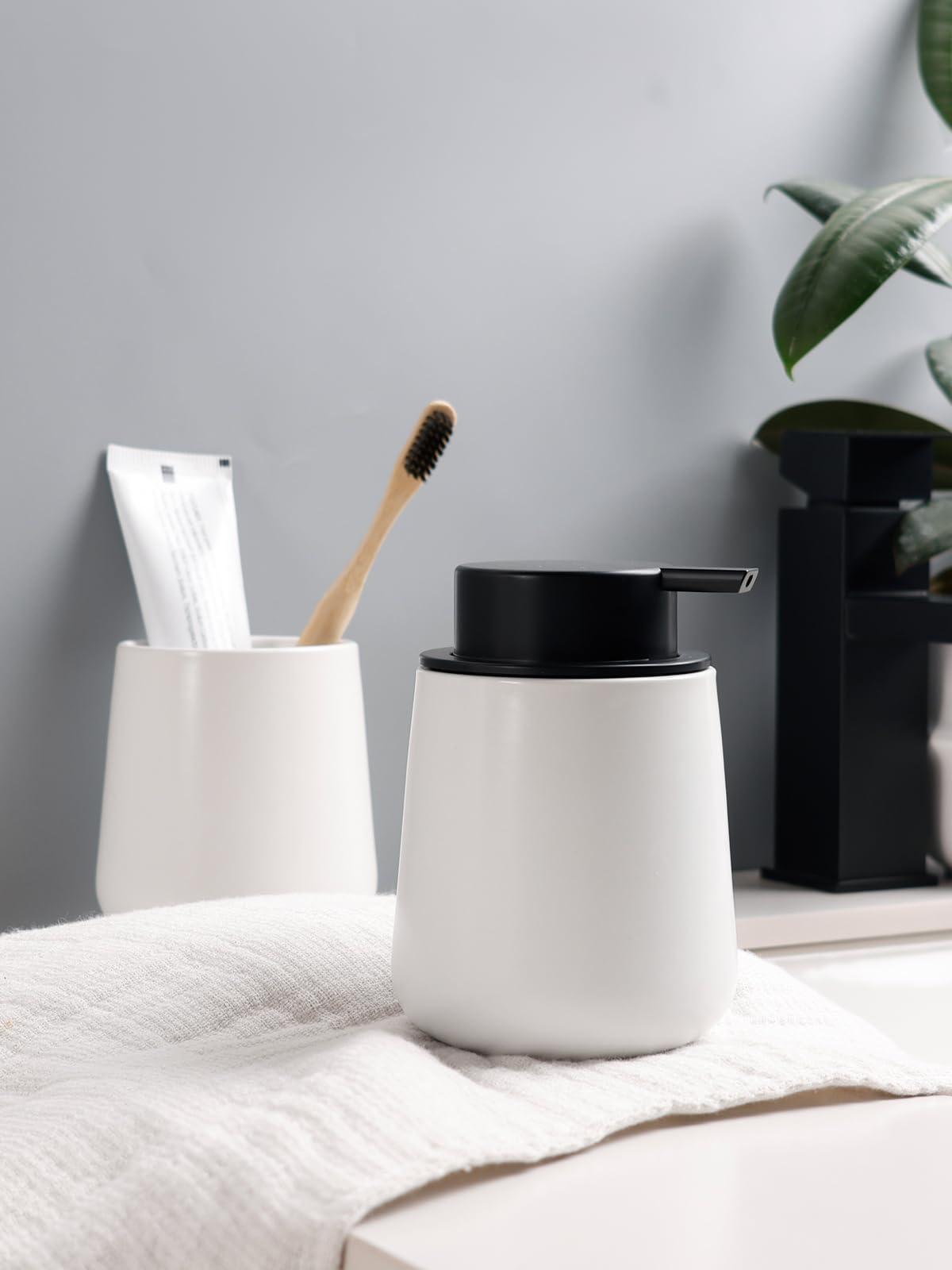 Soap and Toothbrush Holder Set