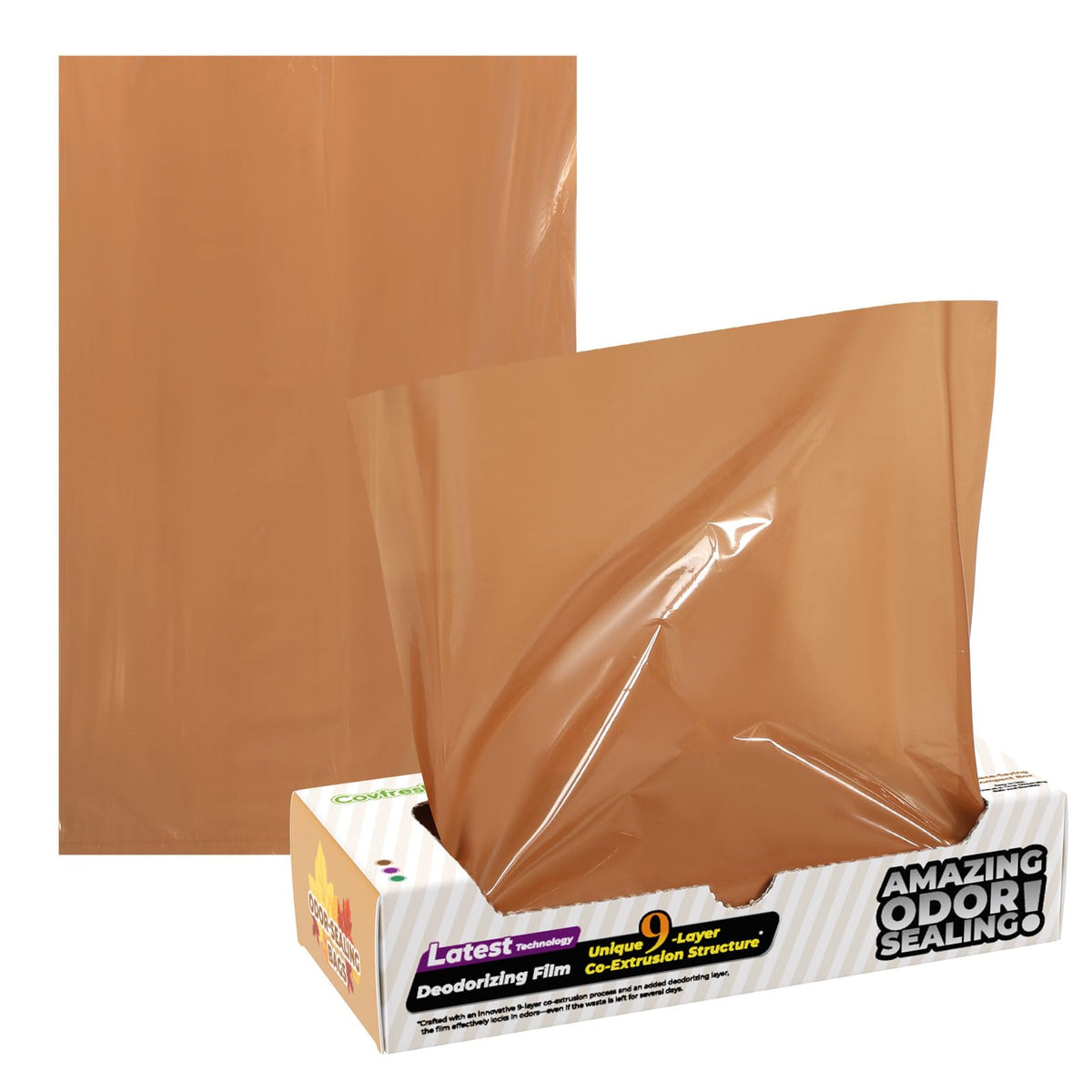Odor Blocking Cat Litter bags for Poop (220 Count)