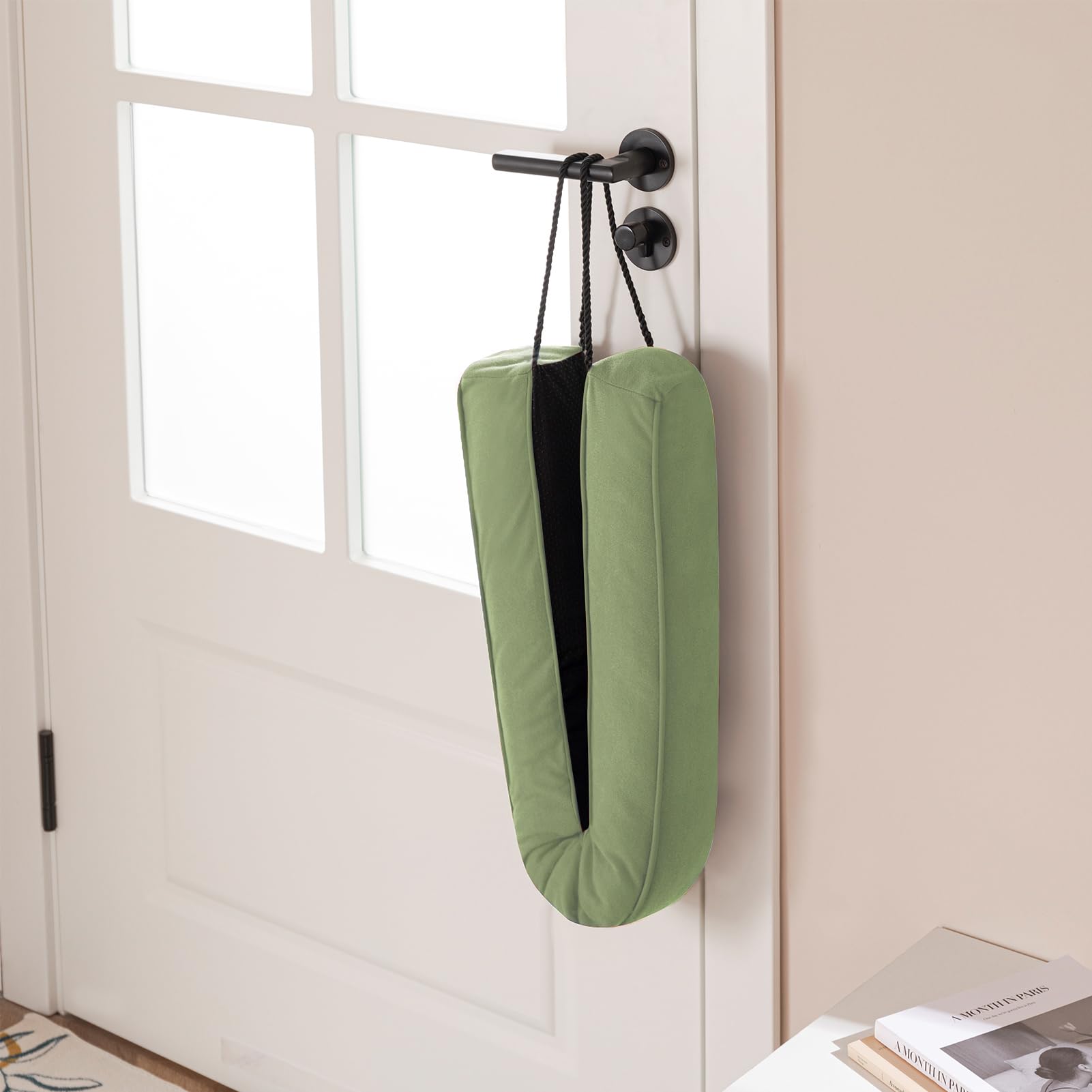 Door Draft Stopper with Removable Washable Cover