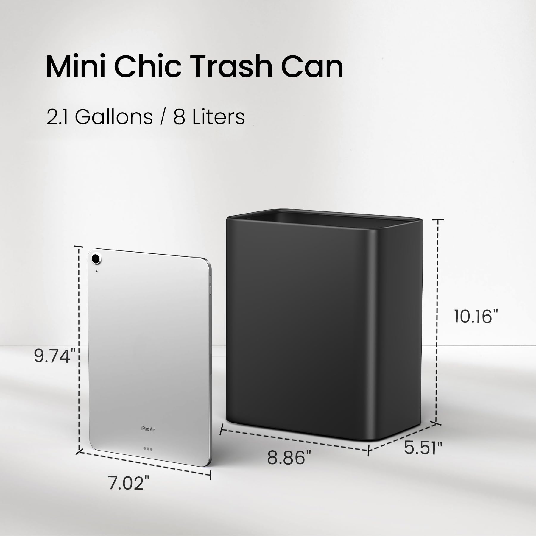 Small Bathroom Trash Can