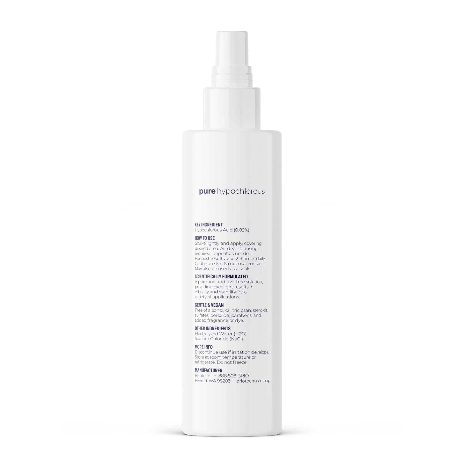 Pure Hypochlorous Acid Spray and Cleanser (8.5 Fl Oz)