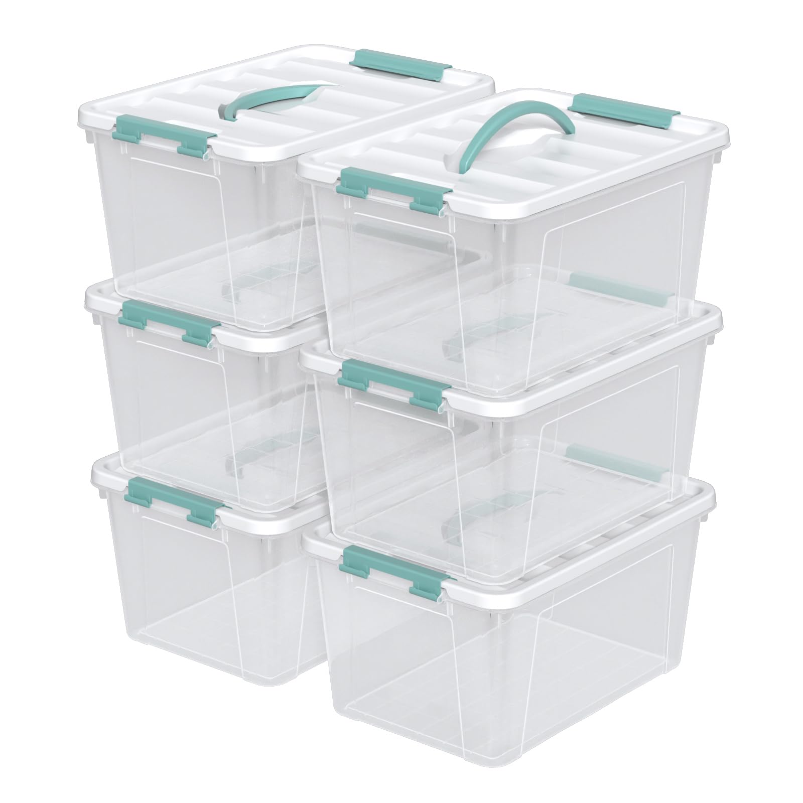 14 Qt Storage Bin with Lid (6 Count)