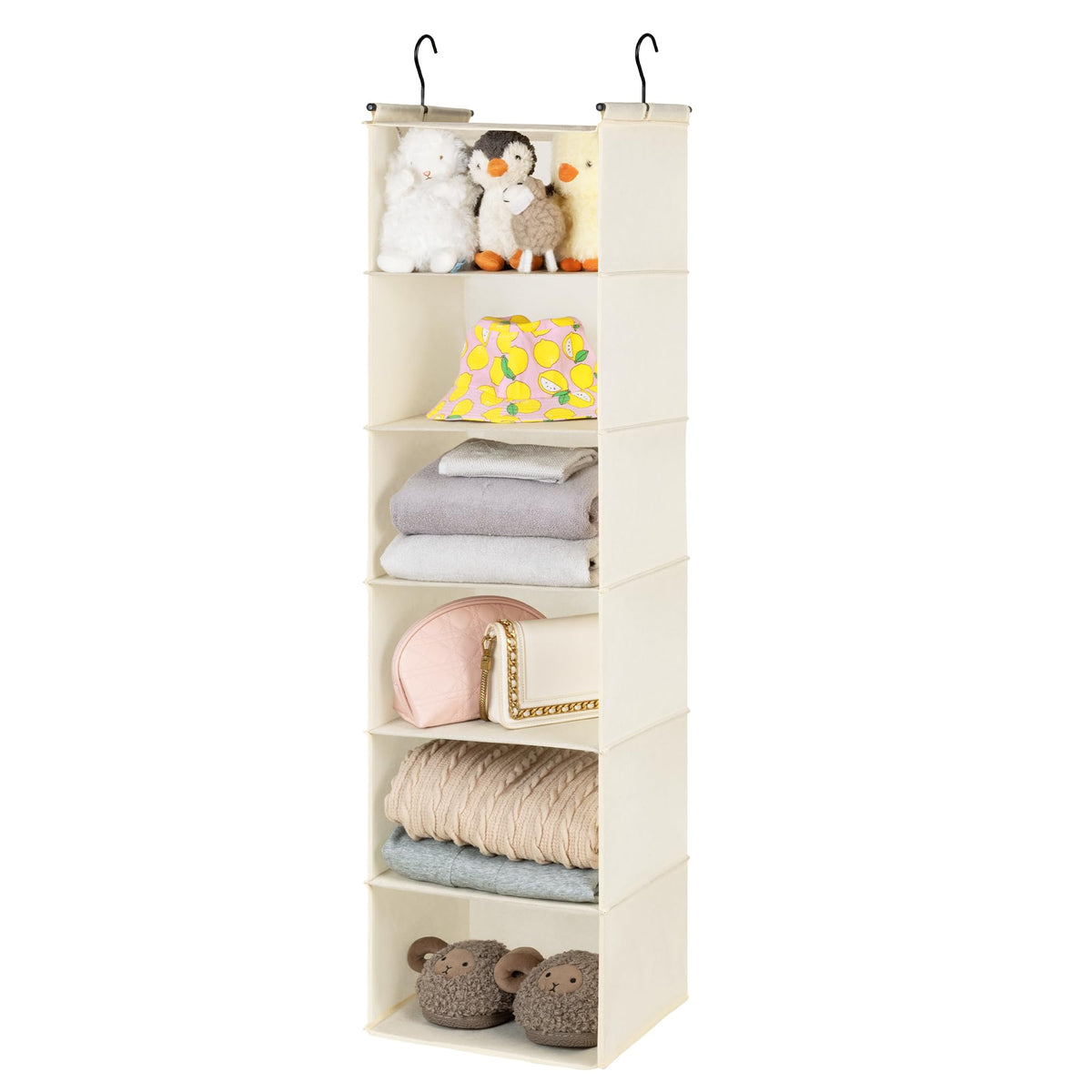 6 Shelf Hanging Closet Organizer