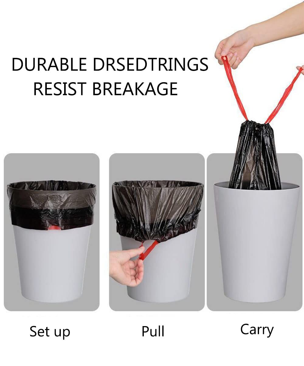 6 7 Gallon Black Trash Bag (100 Count)