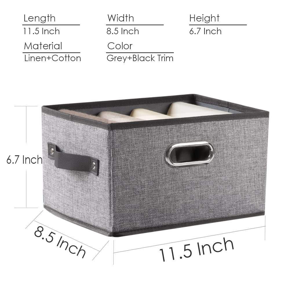 Fodable Storage Baskets for Closet [5 (5 Count)