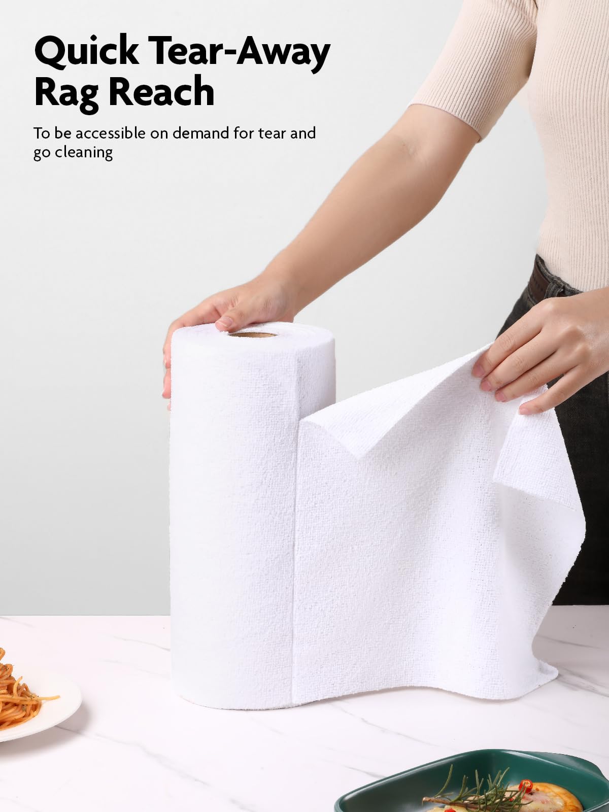 Microfiber Cleaning Cloth Roll (40 Count) - ModHome Supplies