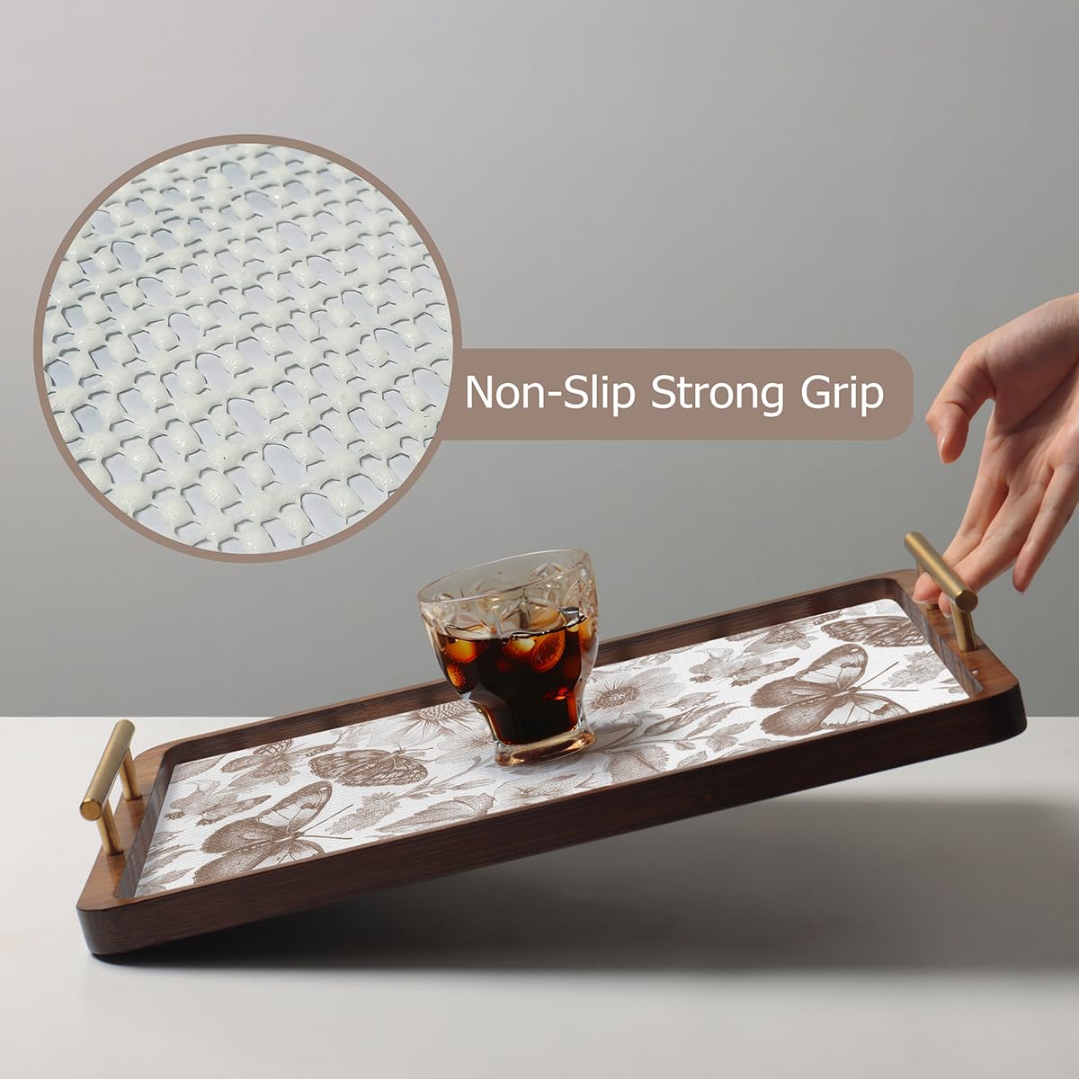 Non Adhesive Shelf Liner Drawer & Cabinet Liner 12in x 16.4ft