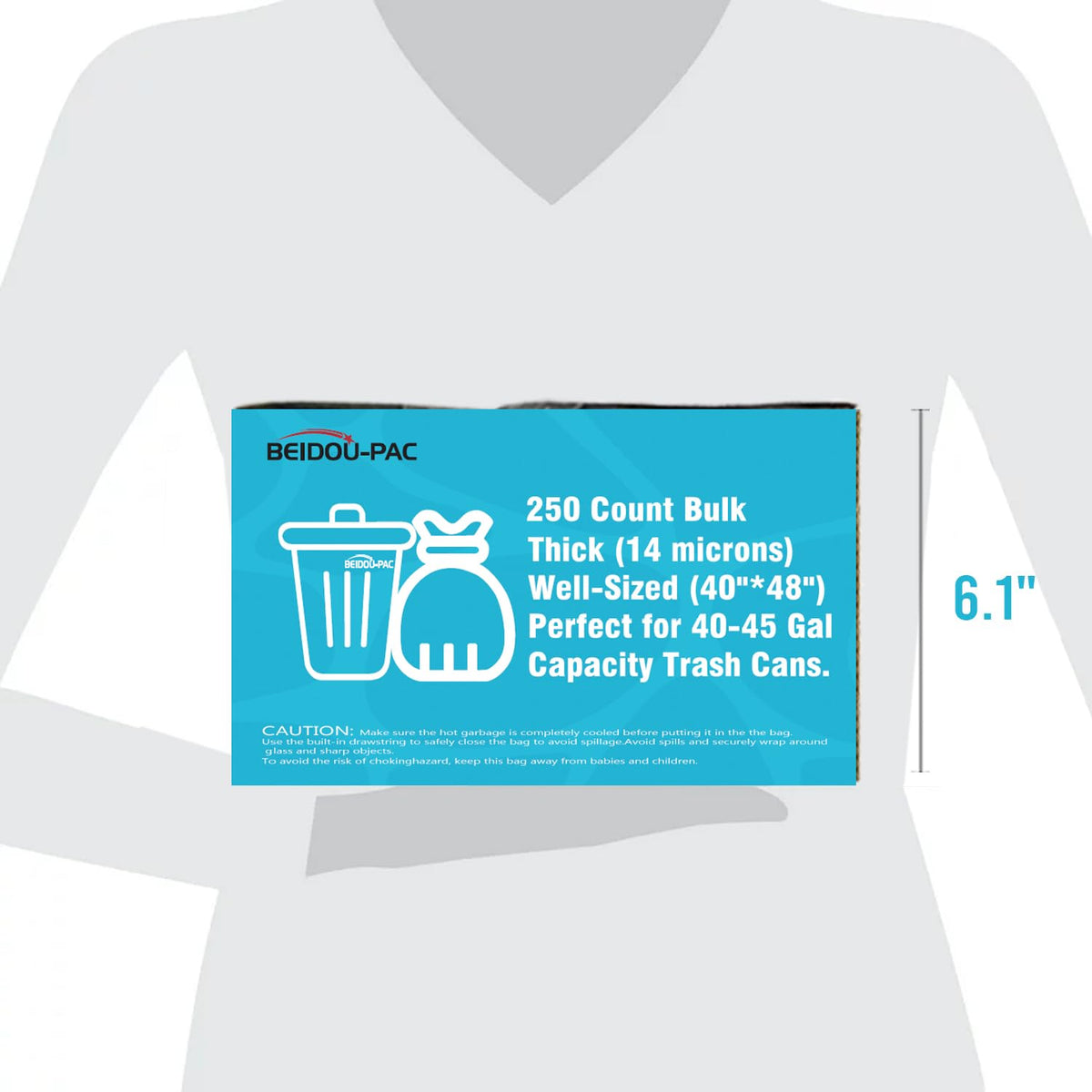40 45 Gallon Trash Bags (250 Count)