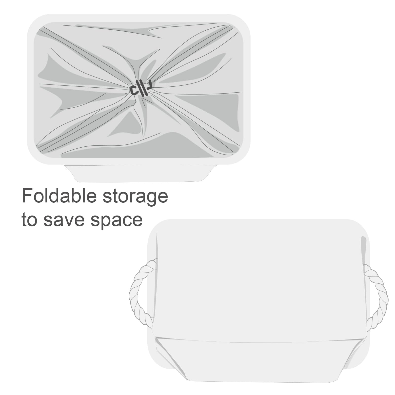 Storage Basket for Gifts Empty (3 Count)