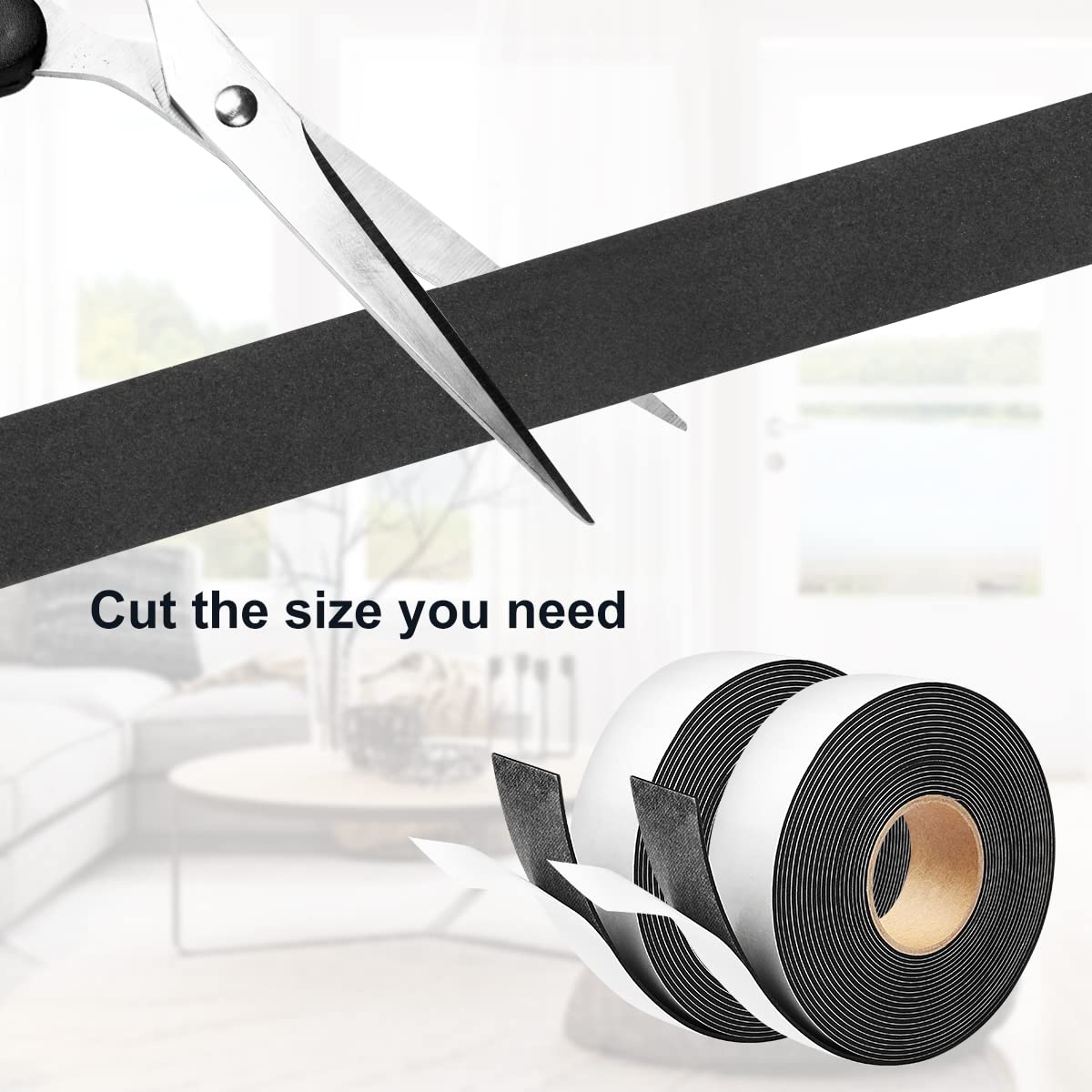 2 Rolls Weather Stripping Door Seal