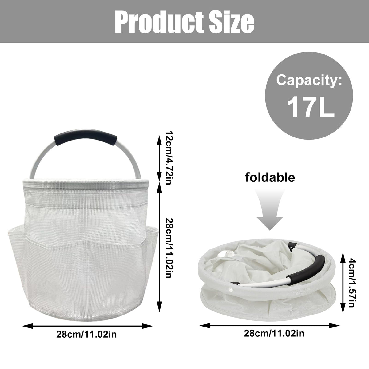 17L Cleaning Caddy with Handle