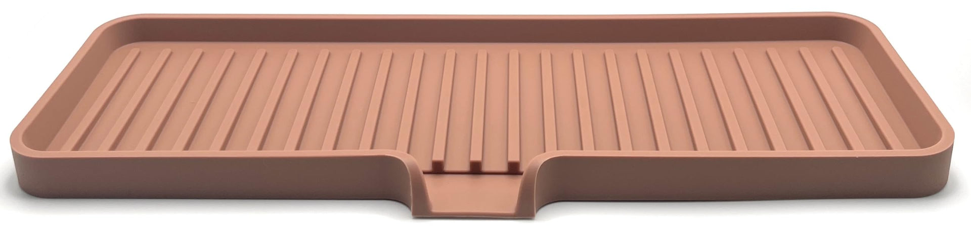 Silicone Soap Dish Tray and Sponge Holder with Drain Chute