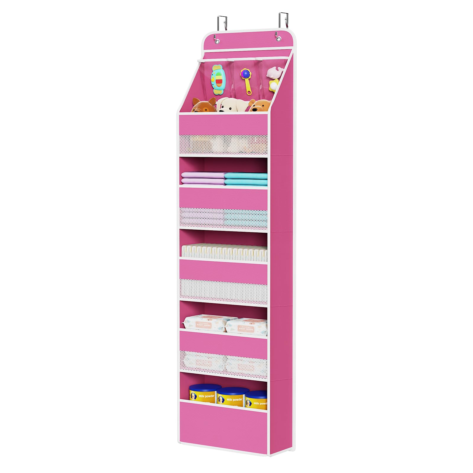 Fabric Over Door Hanging Organizer for Baby Nursery