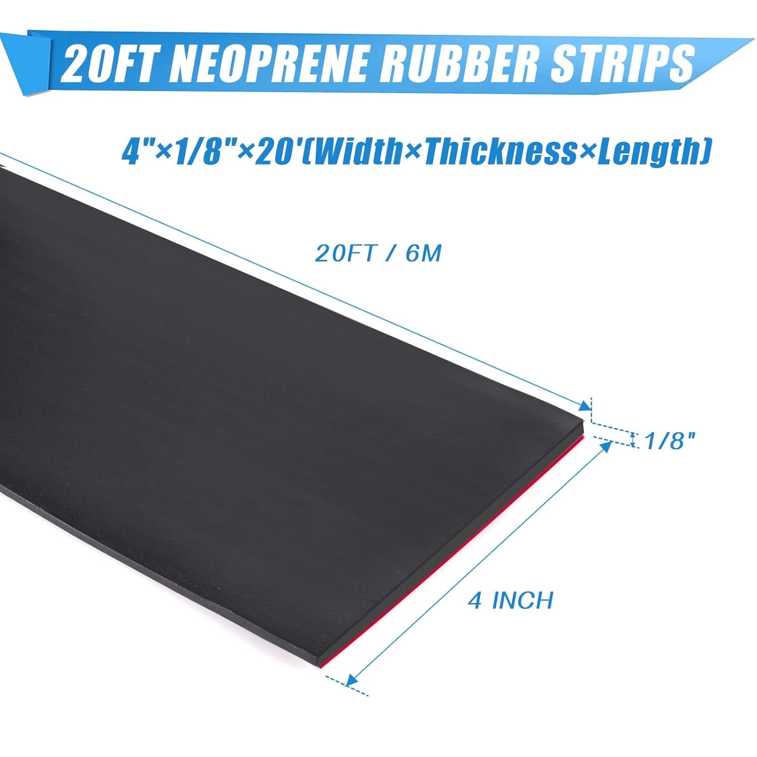 Adhesive Rubber Strips Neoprene Rubber Sheets