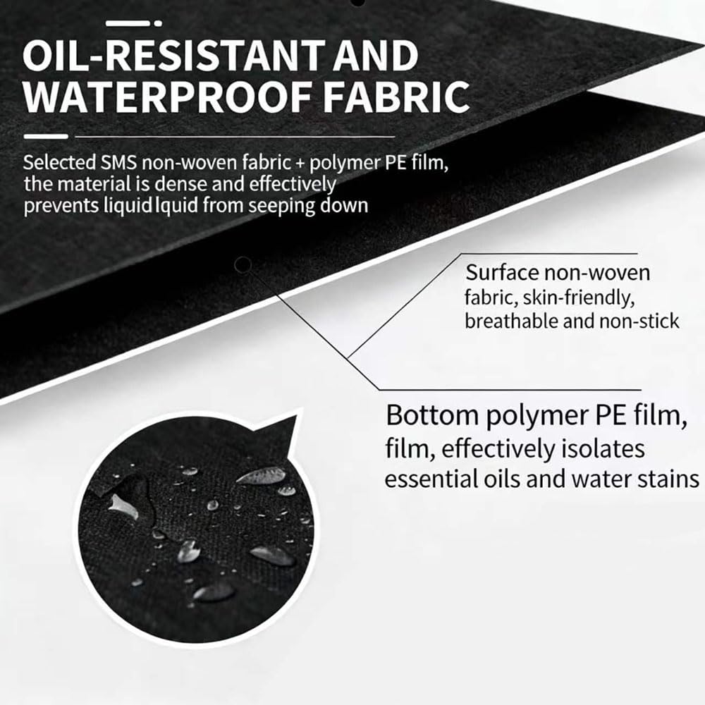 50Pcs Disposable Bed Sheets 31.5"x71" Coated Non (50 Count)