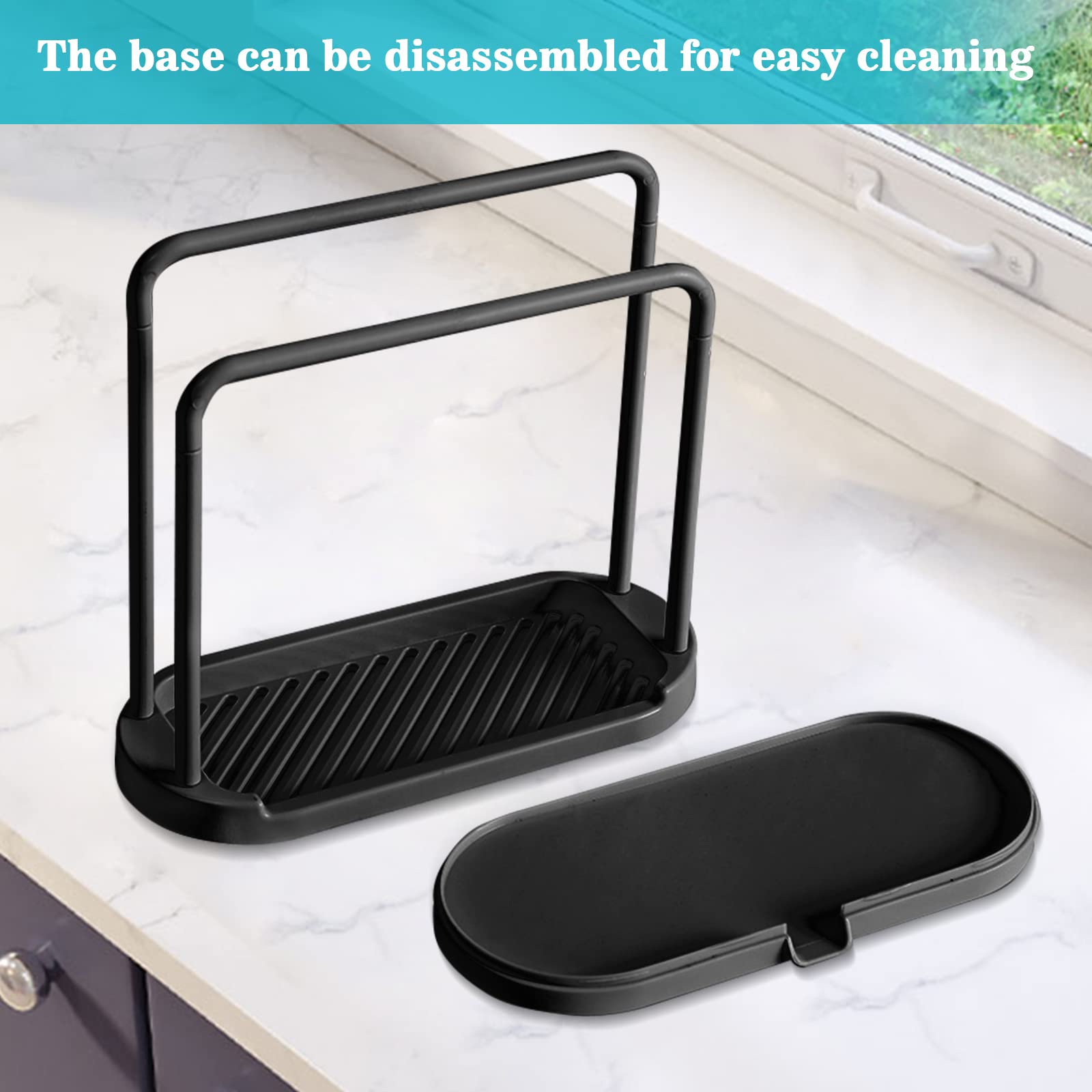 Kitchen Sink Rack Tray Organizer Stand for Sponge