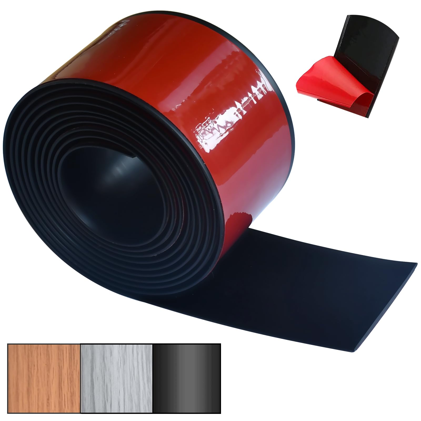 Floor Transition Strip & Self Adhesive Floor Vinyl Floor Edge Trim Laminate Floor Gap Covering Joining Strip (3.28 Foot)