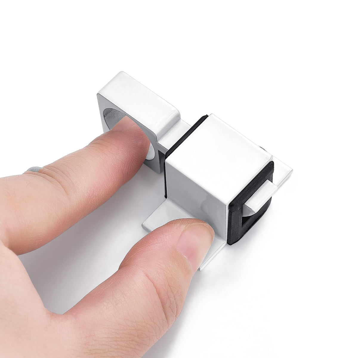 2 Packs White Spring Door Lock (2 Count)