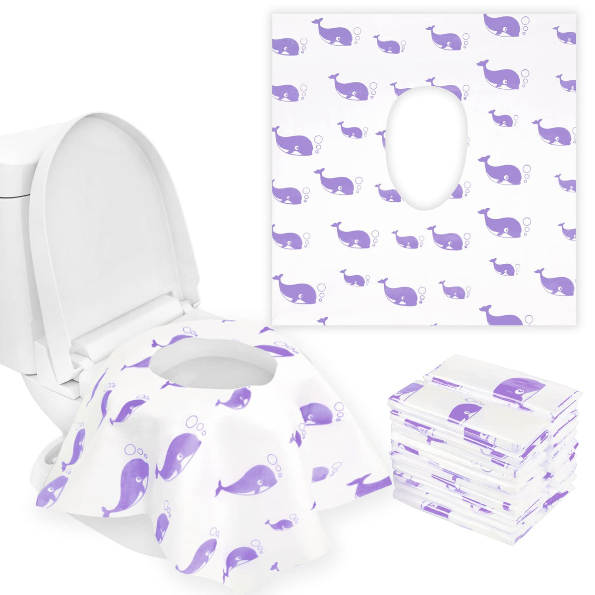 21 Pack Toilet Seat Covers Disposable