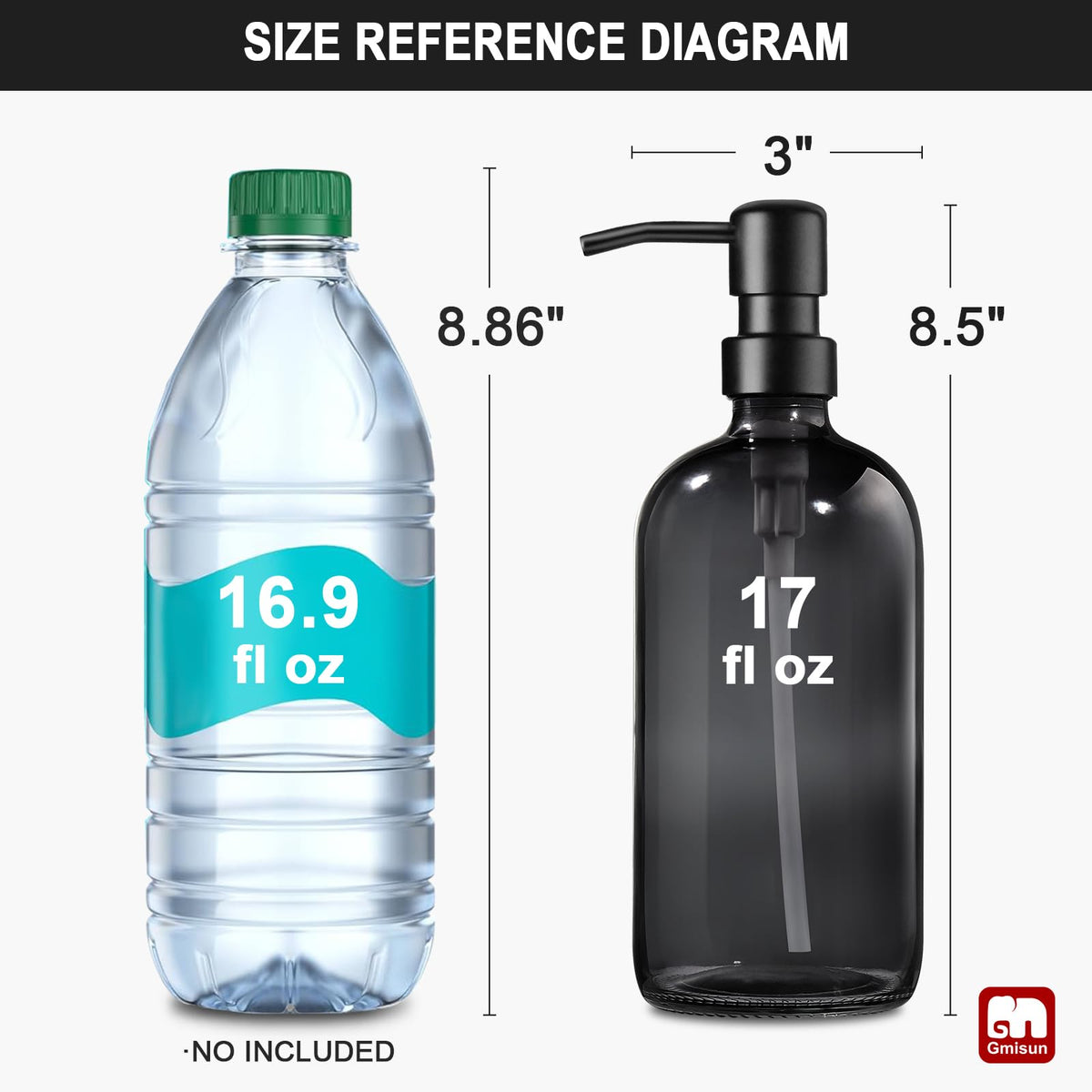 Black Soap Dispenser (2 Count)