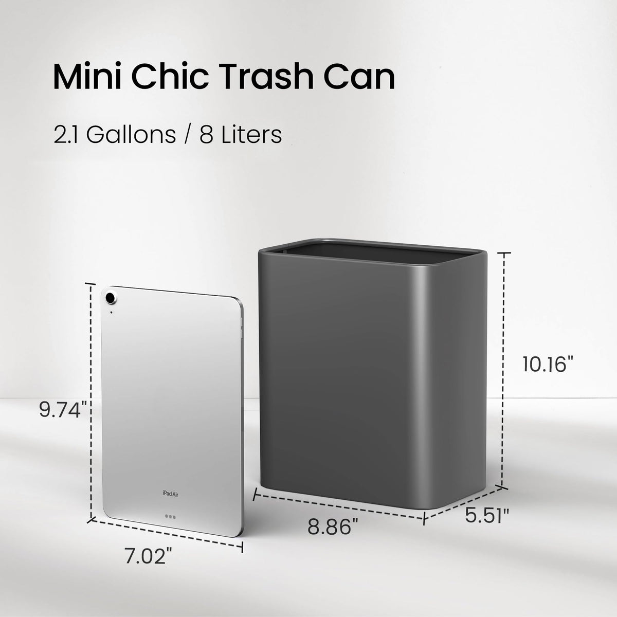 Small Bathroom Trash Can