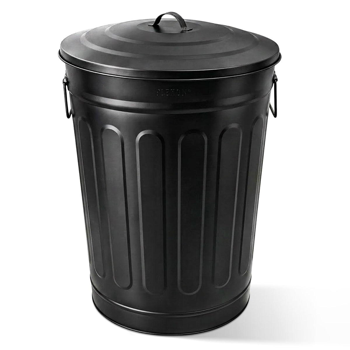 Metal Trash Can with Lid 13 Gallon