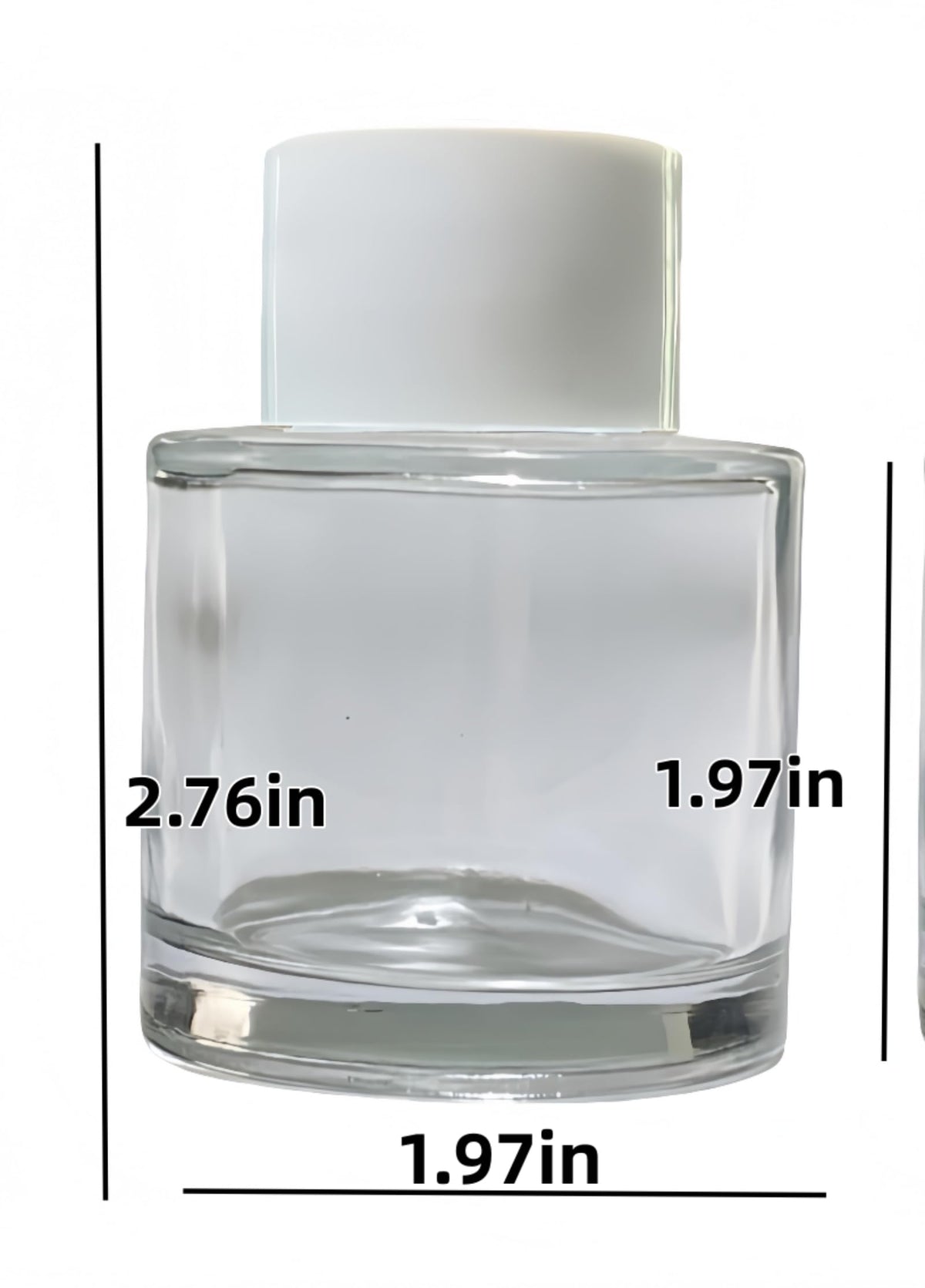 2PCS Reed Diffuser Bottles Empty (2 Count)