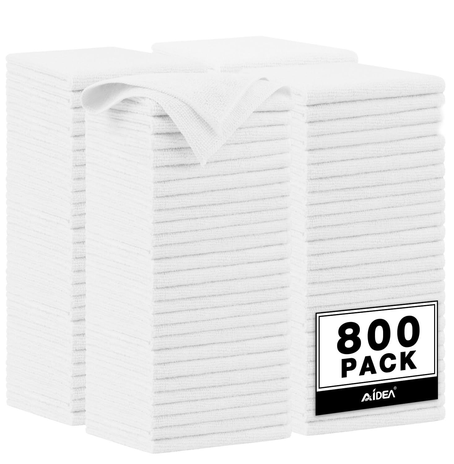 White Microfiber Cleaning Cloth (800 Count)