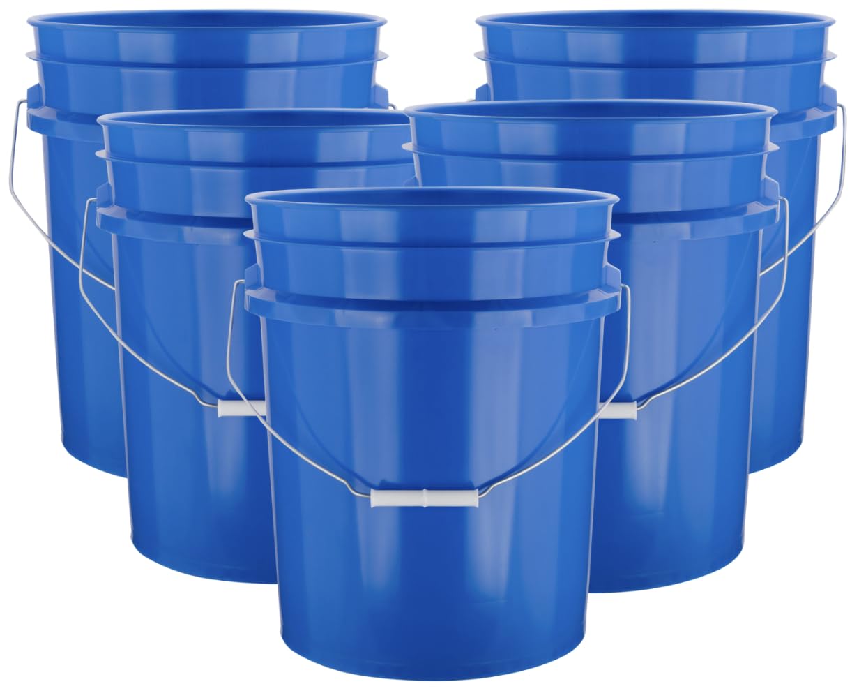 5 Gallon Premium HPDE Plastic Bucket